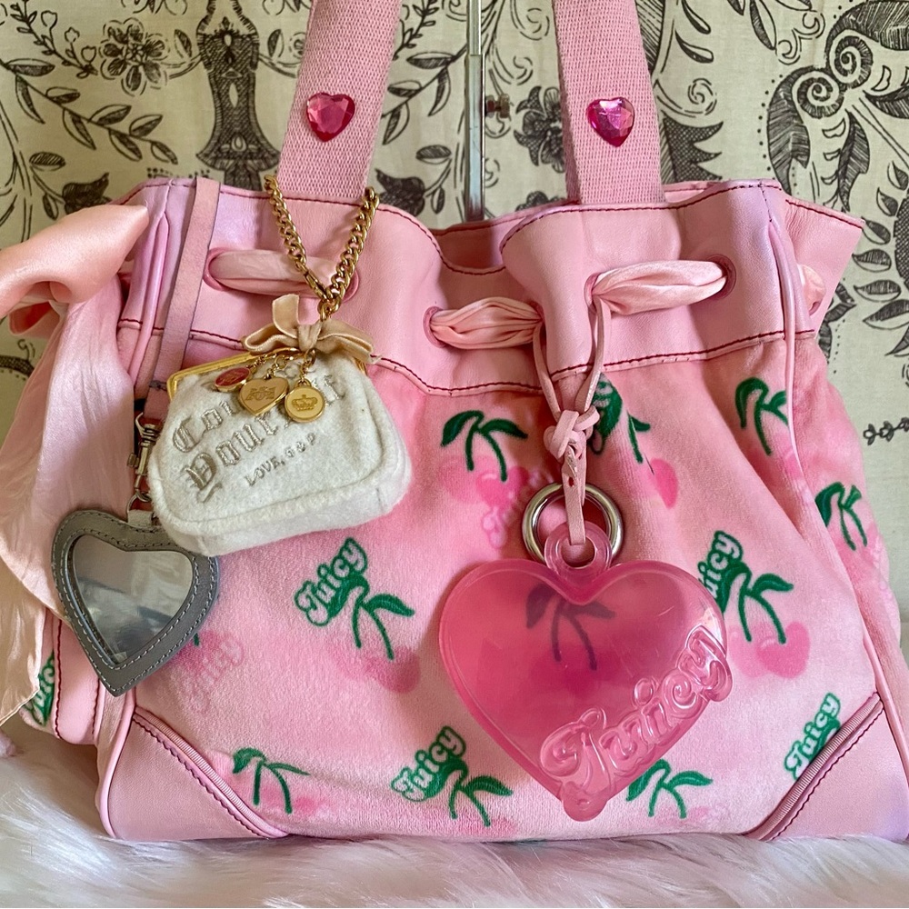 Vintage Juicy Couture Super Pink Cherry Daydreamer